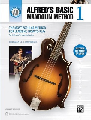 Alfred's Basic Mandolin Method 1 (Revised) Mandolin Book & Online Video/Audio/So