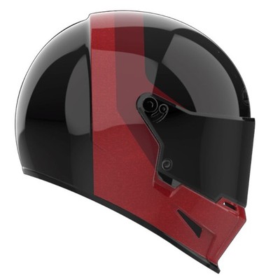 BELL ELIMINATOR MENACE GLOSS BLACK RED FULLFACE MOTORRAD MOTORRAD HELM