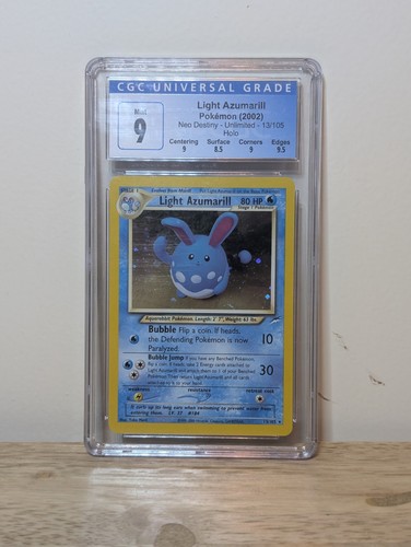 Light Azumarill (Unlimited) graded CGC 9 for sale on eBay