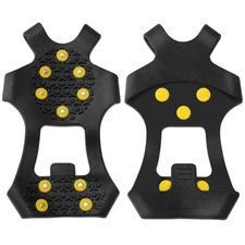 Ice Snow Anti Slip Spikes Grips Grippers Crampons Cleats For Hike Shoes Boot**