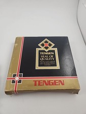 Pac-Man Tengen Black Cart (Nintendo NES, 1990) Authentic Tested Working Sleeve