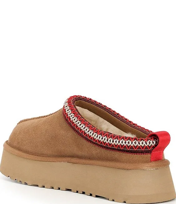 Zapatillas zueco plataforma detalle logotipo gamuza UGG Tazz II - Castaño - Todas las tallas Foto 3 de 4