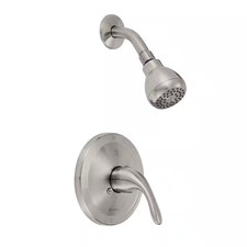 Builders Single Handle 1-Spray Shower Faucet 1.8 GPM with Ceramic Disc Valves, I