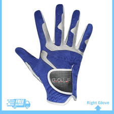 Golf Glove Men Right Hand Blue Enhanced Grip Breathable S-XXL New