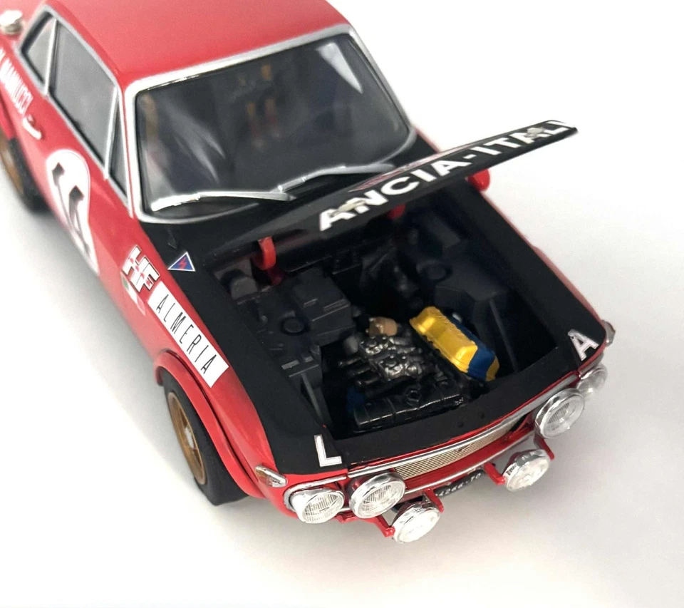 Fulvia HF Lancia Rally legends 1-24 kit Italeri 3670 Modellino auto da corsa - Immagine 4 di 4