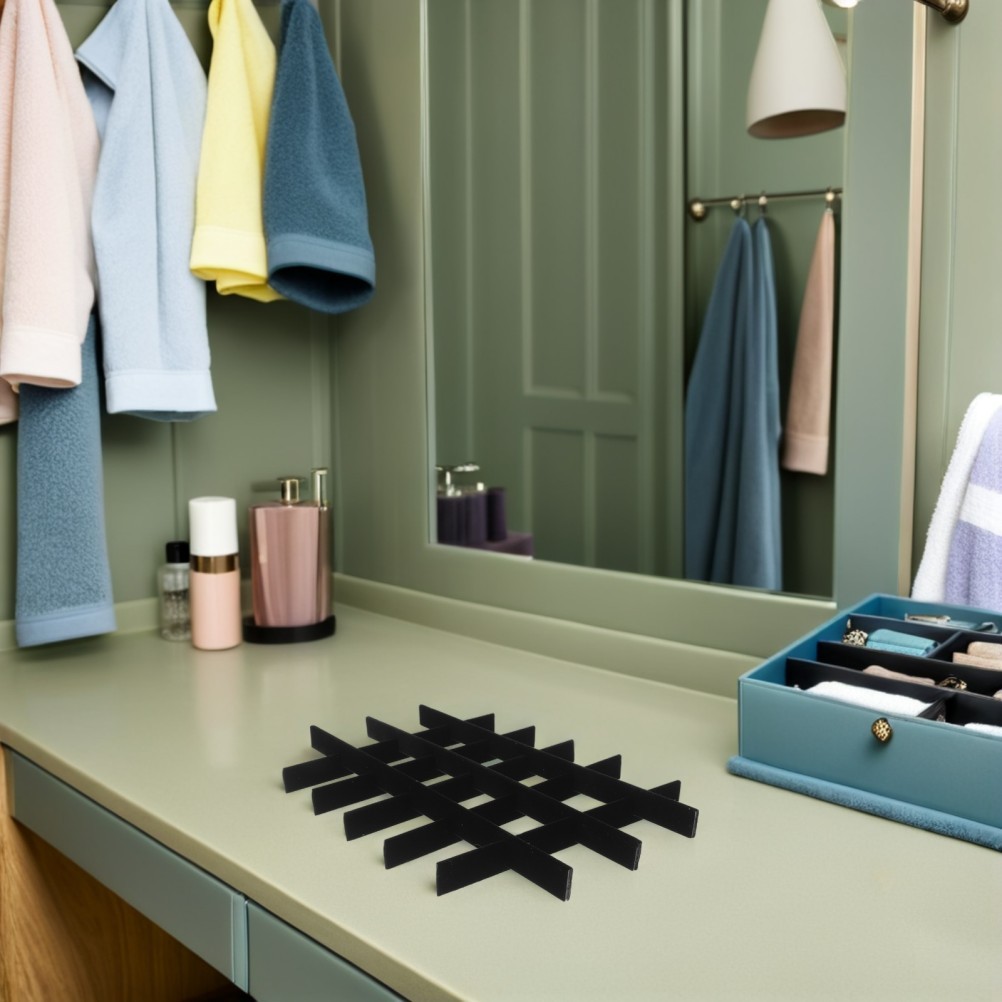 Jewelry Box Compartments Adjustable Drawer Organizer Dividers DIY Tray Inserts