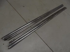 LOT OF TWO GRILLE BARS CHROME louvers shutters vents trim