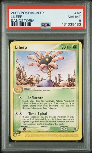 Lileep graded PSA 8 for sale on eBay