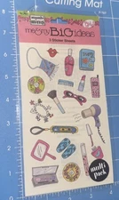 Me & My Big Ideas MAMBI Minis So Girly - Girl Stuff 3 Sticker Sheets MM-503