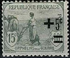 FRANCE 1922  ORPHELIN  YT n° 164   neuf ★ / MH (A)
