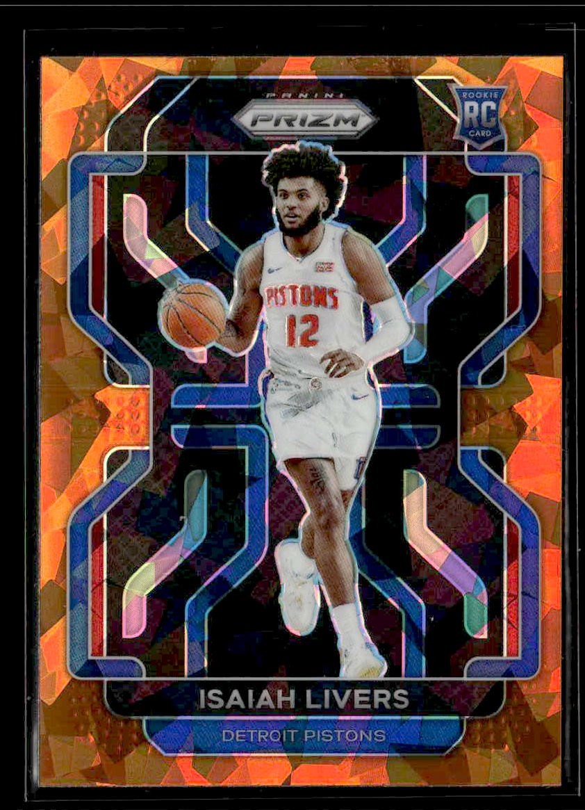 2021-22 Panini Prizm - Orange Ice - #296 Isaiah Livers RC