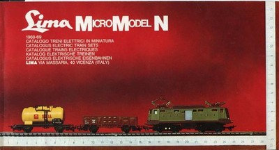 LIMA catalogue 1968/69 MicroModel N 1:160 IT E F D NL aa