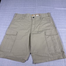 Carhartt Relaxed Fit Cargo Short Khaki Rugged Flex Size 36x11 Mens Utility NWT