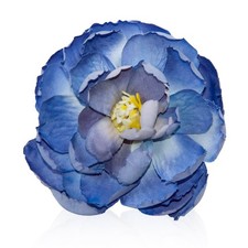 Blue Peonies Artificial Flowers Heads, 3.15 Inch Silk Peony Bulk Fake Flowers...