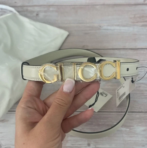 Gucci White Belts for Women for sale | eBay