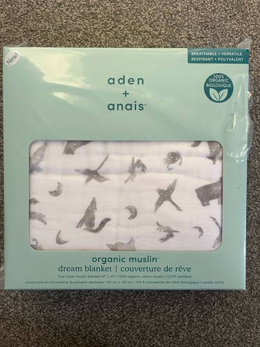 NEU UND VERPACKT Aden + Anais Bio Musselin Traumdecke Karte The Stars UVP 49,50 £ - Bild 1 von 2