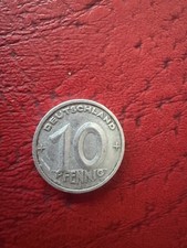 10 Pfennig Deutschland 1949 M&uuml;nze &ndash; &Auml;hren/Industrie Variante