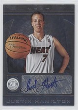 2013-14 Totally Certified Signatures Silver Justin Hamilton #233 Auto p8y