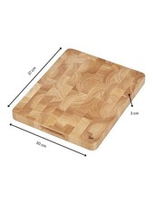 Tala Serving Board Hevea End Grain Rectangular Kitchen Board