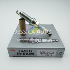 4x NGK DILZKAR7C11H 95815 Iridium Spark Plug For Honda Insight Clarity 1.5L L4