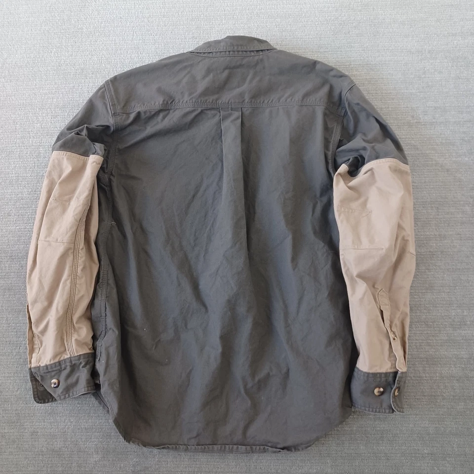 Cabela's Hunting Shirt Mens Medium Gray Shooting Shirt Button Down - Image 2 of 4