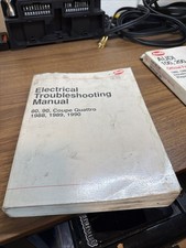 Audi Service 80 90 Quattro 1988-1990 Electrical Troubleshooting Manual Bentley