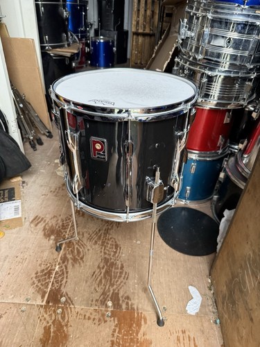 Vintage 14" 14x12" Premier Floor Tom Drum. 14. Czarne wykończenie. Darmowa przesyłka w Wielkiej Brytanii - Zdjęcie 17 z 17