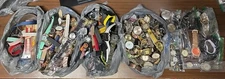 Large Watch Lot Mixed Used 15+ Lbs Bulova Timex Ebtek Sprout + Untested WL132B