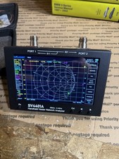 SV4401A 50KHz-4.4GHz VNA Vector Network Analyzer 100DB Dynamic 7 Inch Touch LCD