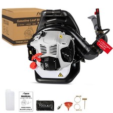 SHAYN 52cc Petrol Backpack Leaf Blower Powerful Easy Start 170MPH 3 Year Warrant