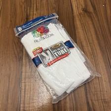 VTG Fruit of the Loom Mens 6-12 Soft Cotton Over The Calf Tube Socks 6 Pack NEW