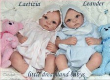 New HILLIE BANNINK Reborn Doll Kit LAETIZIA and COA #132 LIMITED EDITION of 250