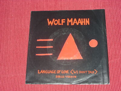 Wolf Maahn: Language Of Love Deutsch PROMO 7'' Neu ab Ladenbestand
