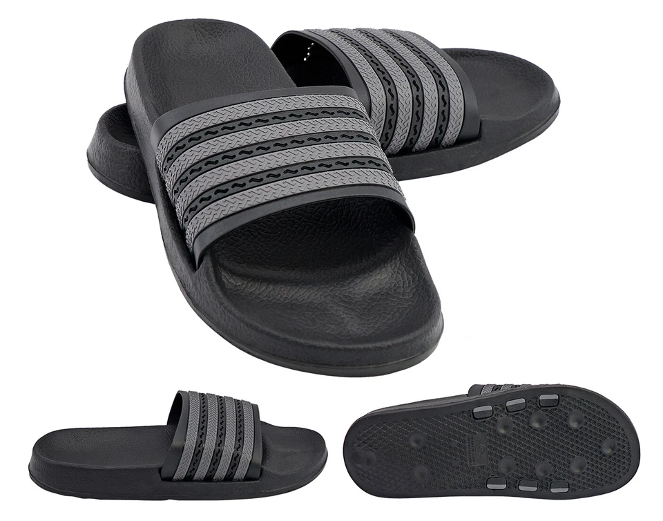 + Badeschuhe Badelatschen Pantoletten Saunaschuhe Sandale  Damen Herren Gr.37-48 - Bild 2 von 2