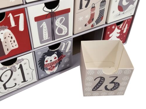 Fill Create Make your Own Advent Calendar 24 Days 1-24 Draws Christmas Countdown - Picture 17 of 50