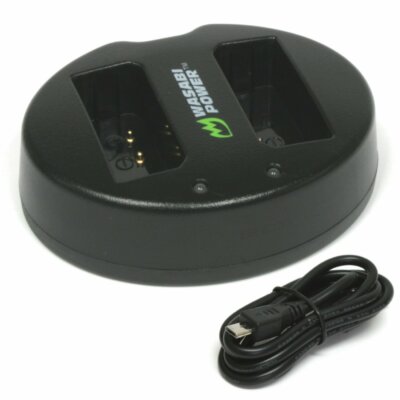 Wasabi Power Dual USB Battery Charger for Canon LP-E10, LC