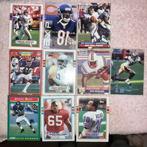 Football Card lot of 10 mix cards rookie cards included read descrition for info