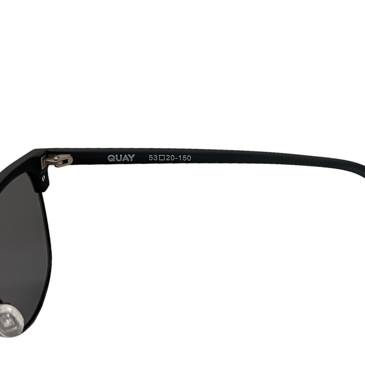 Quay Australia Evasive Matte Black Sunglasses Quay Australia POLARIZED EVASIVE Sunglasses Matte Gold Black  main image 4