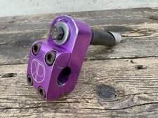 DK Pro Purple Stem Neck Quill Old Mid School Bmx Vintage 