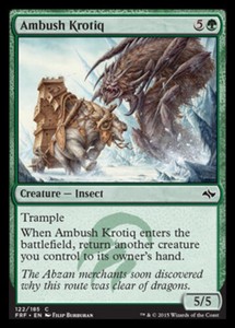 Ambush Krotiq x4 - Fate Reforged - NM-Mint, English - Fate Reforged