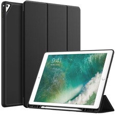 Case for iPad Pro 12.9 Inch 2015/2017 Model with Pencil Holder, Auto Wake/Sleep