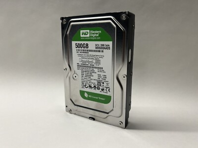WESTERN DIGITAL CAVIAR GREEN WD500AADS 500GB 7.2K RPM 3Gb/s 32MB 3.5  SATA HDD
