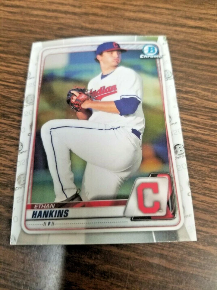 ETHAN HANKINS 2020 BOWMAN DRAFT #BD-141 CLEVELAND (10-CARD ROOKIE LOT)ALL CHROME - Image 3 of 3