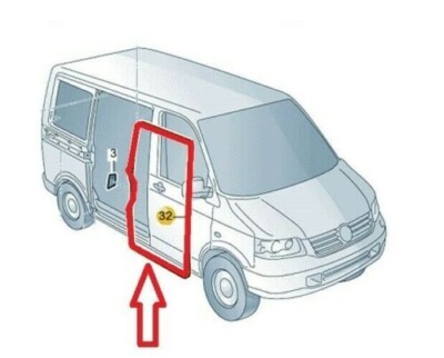 Schiebetürdichtung Gummidichtung Ersatz Für VW Transporter T5 Kastenwagen 2003–2015