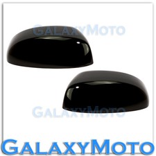 07-14 Chevy Suburbantahoe Gloss Shiny Black Mirror Cover Half Top Piece 1 Pair