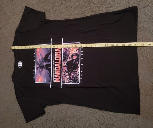 Star Wars Mandalorian Cara Dune & Fennec Shand Women's Black T-Shirt Size L New - Picture 4 of 5