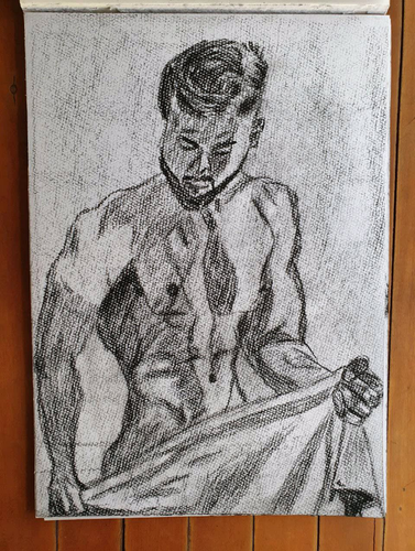 Personalised custom art Portraits Drawings & Paintings, Watercolour Charcoal Ink - Picture 4 of 21