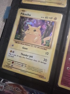 Pokémon TCG: Pikachu (2016 Evolutions) themed deck promo Cracked