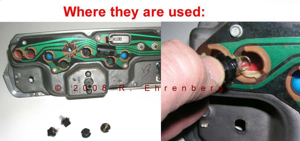 OEM Mopar Inst. Panel Dash Light Socket & Bulb Kit 12-pc. Dodge Plymouth 1962-78 - Image 3 of 4