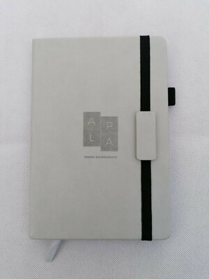 Dotted Notebook Grau, Bullet Journal, Notizbuch, A5 Hardcover Premium Papier...